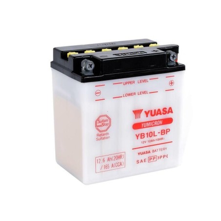 BATTERIE YUASA YB10L-BP CONVENTIONNELLE AVEC ENTRETIEN SANS PACK ACIDE