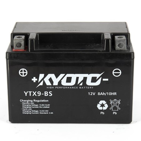 BATTERIE KYOTO YTX9-BS SANS ENTRETIEN PRETE A L'EMPLOI
