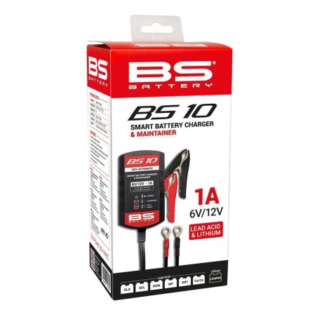 CHARGEUR DE BATTERIE ACIDE & LITHIUM BS BATTERY BS10 - 6V/12V 1A