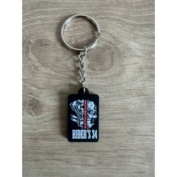 PORTE CLE PVC NOIR RIDER'S 34