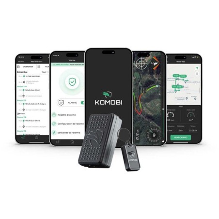 TRAQUEUR GPS KOMOBI PRO 4G PREMIUM - ABONNEMENT 1 AN INCLUS