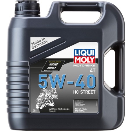 HUILE MOTEUR LIQUI MOLY 4T 5W40 HC STREET 4L