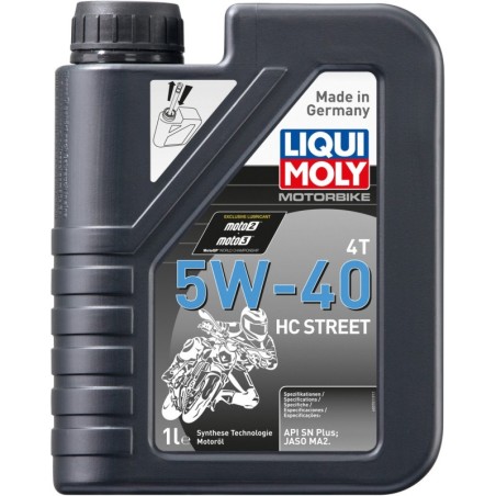 HUILE MOTEUR LIQUI MOLY 4T 5W40 HC STREET 1L