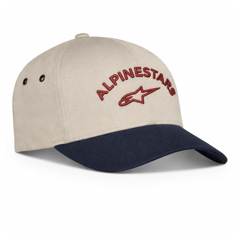 CASQUETTE ALPINESTARS ARCED NATURAL NAVY