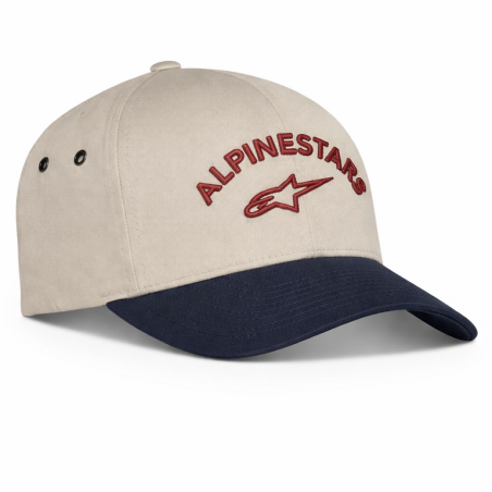 CASQUETTE ALPINESTARS ARCED NATURAL NAVY