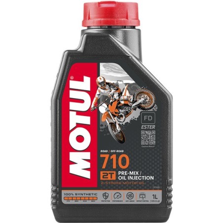 HUILE MOTEUR 2T MOTUL 710 ROAD/OFF ROAD