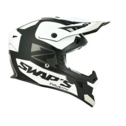 CASQUE SWAP'S BLUR S818 BLANC & NOIR
