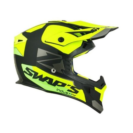 CASQUE SWAP'S BLUR S818 - NOIR & VERT