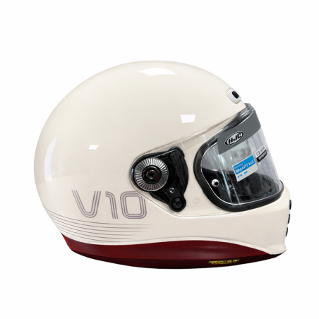CASQUE HJC V10 TAMI BEIGE & ROUGE