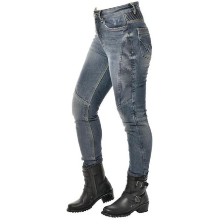 JEAN OVERLAP LEXY BLUE WASH