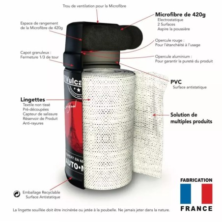 LINGETTES NETTOYANTES VULCANET