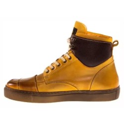 CHAUSSURES MOTO HELSTONS CUIR UTAH PEACH WAXED - Riders34
