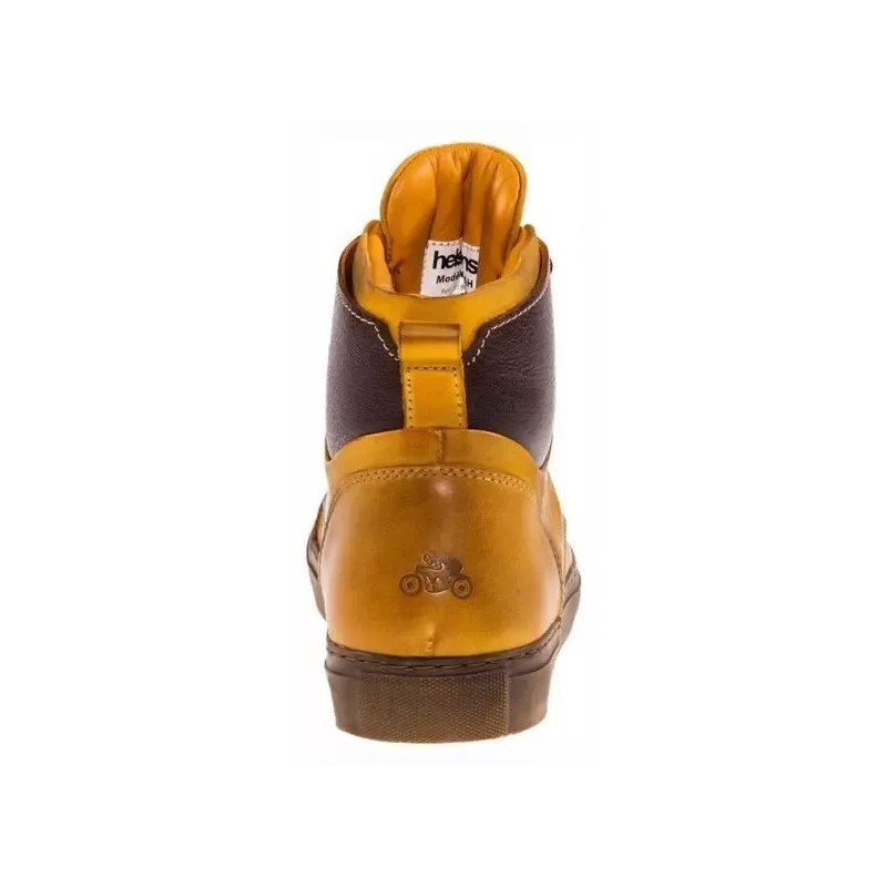 CHAUSSURES MOTO HELSTONS CUIR UTAH PEACH WAXED
