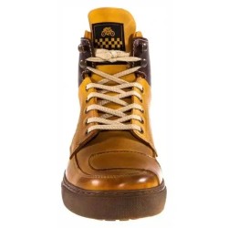 CHAUSSURES MOTO HELSTONS CUIR UTAH PEACH WAXED