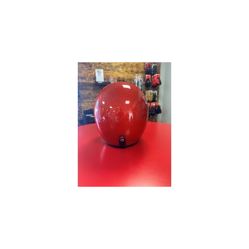 CASQUE GASOLINE S250 ROUGE PAILLETE