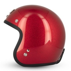 CASQUE GASOLINE S250 ROUGE PAILLETE