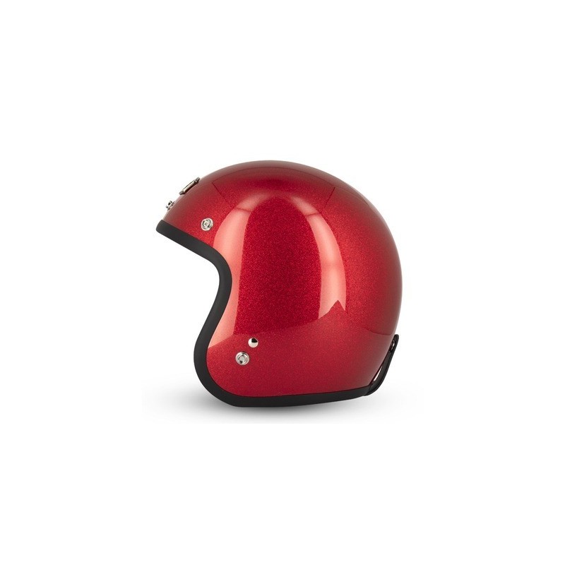 CASQUE GASOLINE S250 ROUGE PAILLETE